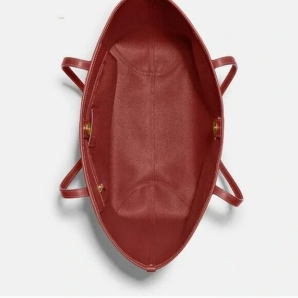 NWT Coach X Peanuts City Tote In With Snoopy Woodstock - Picture 5 of 5